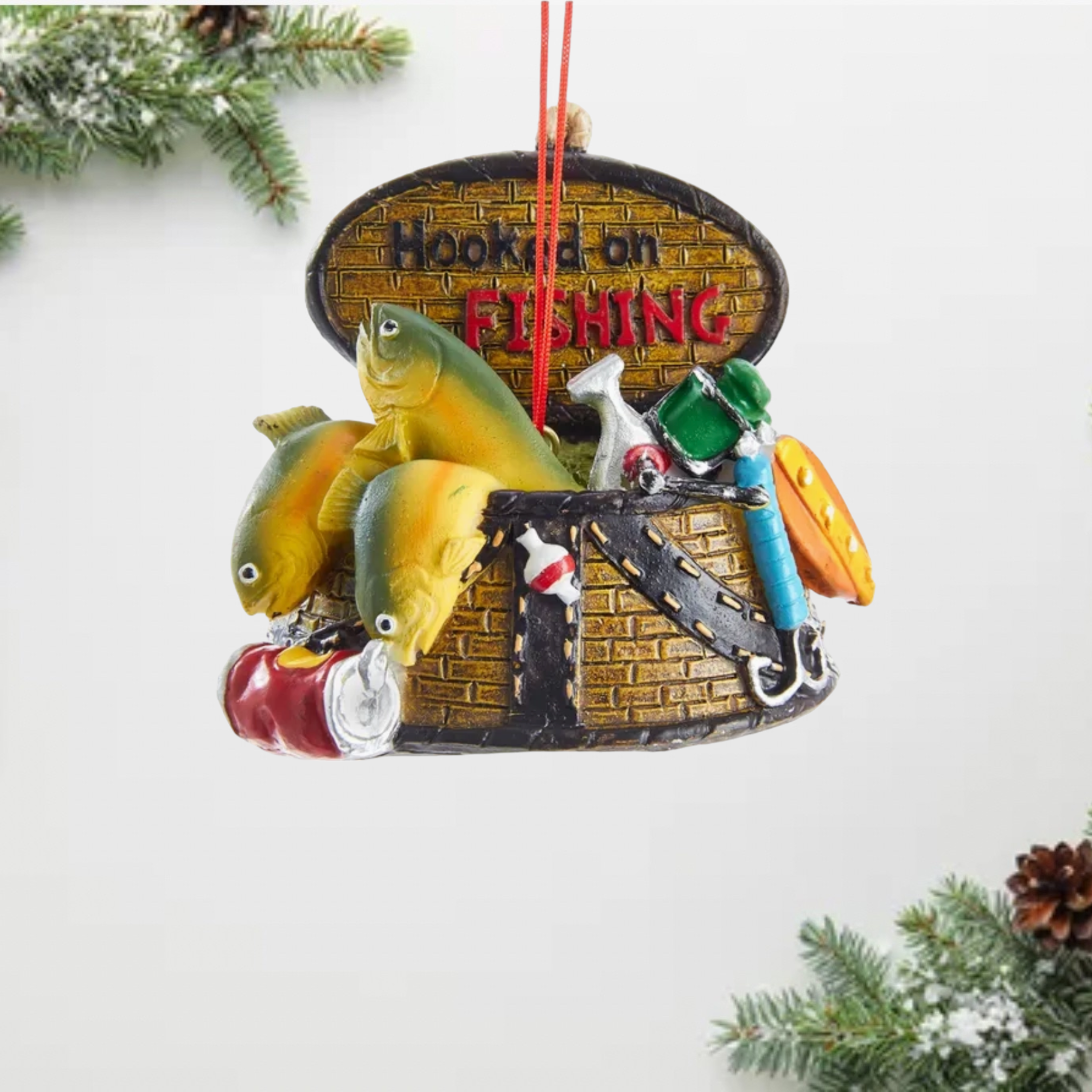 christmas ornaments fishing lures Kurt Adler Ornament
