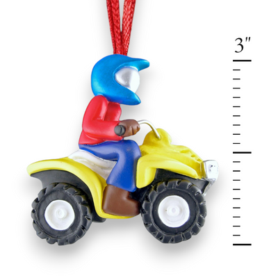 Personalized ATV 4 Wheeler Ornament