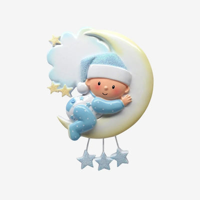 Baby Boy First Christmas Ornament Gift Set