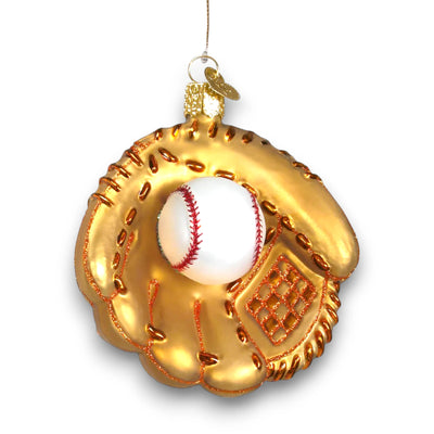 Baseball Mitt Christmas Ornament Noel Box