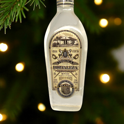 Fortaleza Tequila Christmas Ornament – Resin Bottle Holiday Decoration
