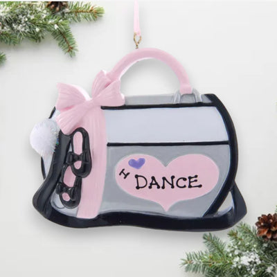 Personalized Dance Bag Christmas Ornament