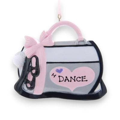 Personalized Dance Bag Christmas Ornament