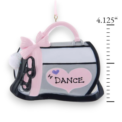 Personalized Dance Bag Christmas Ornament