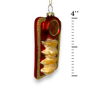 Glass Potsticker Dumpling Christmas Ornament – Asian Food Plate