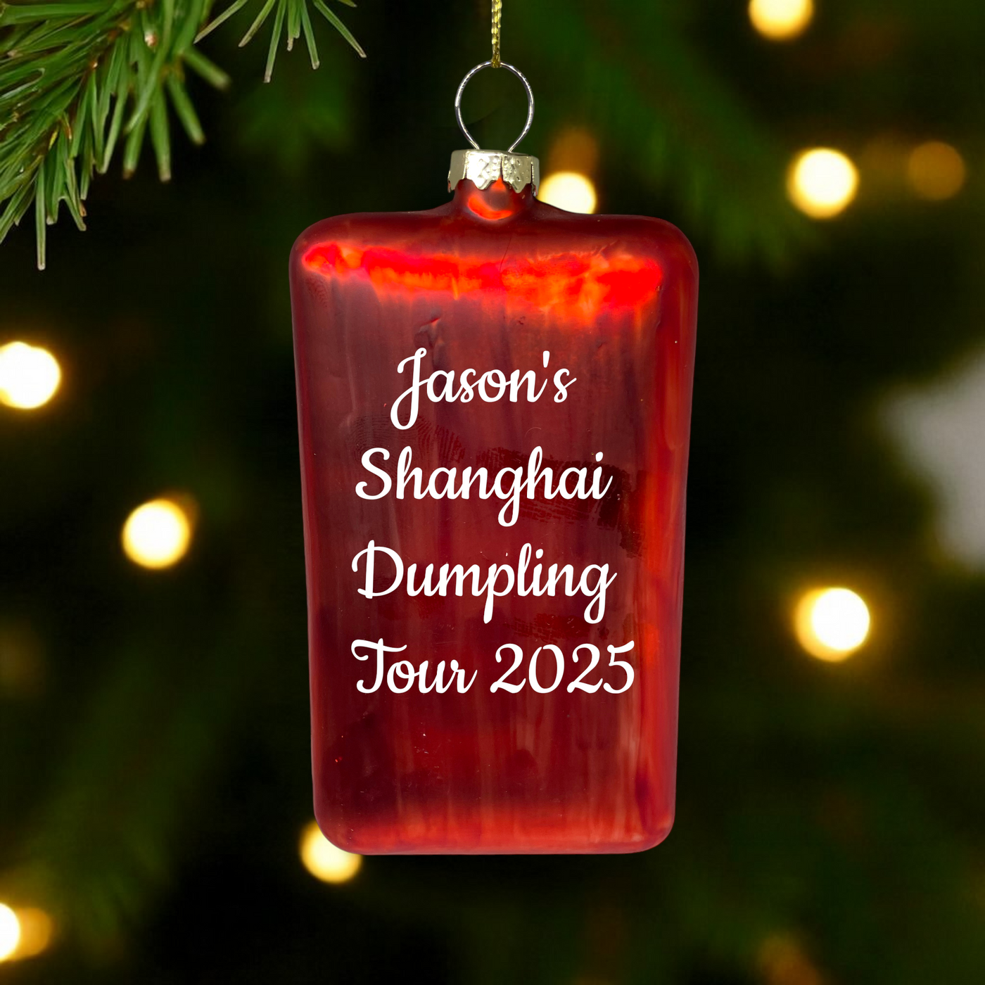 Glass Potsticker Dumpling Christmas Ornament – Asian Food Plate