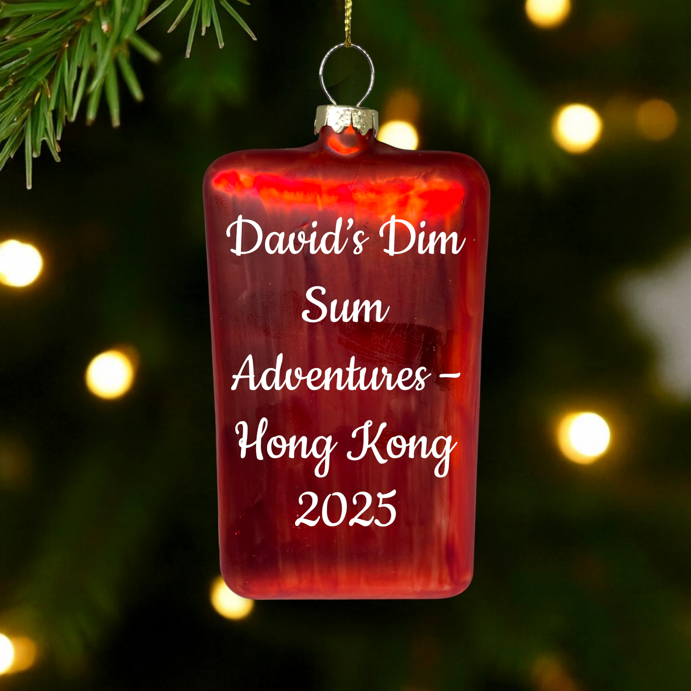 Glass Potsticker Dumpling Christmas Ornament – Asian Food Plate
