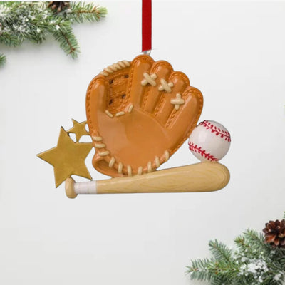 Personalized Baseball Glove Ornament