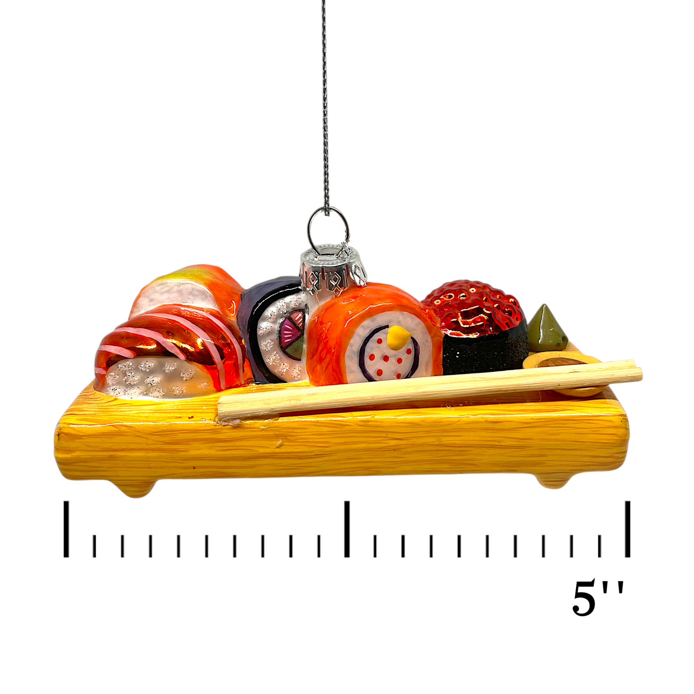 Personalized Sushi Tray Christmas Ornament