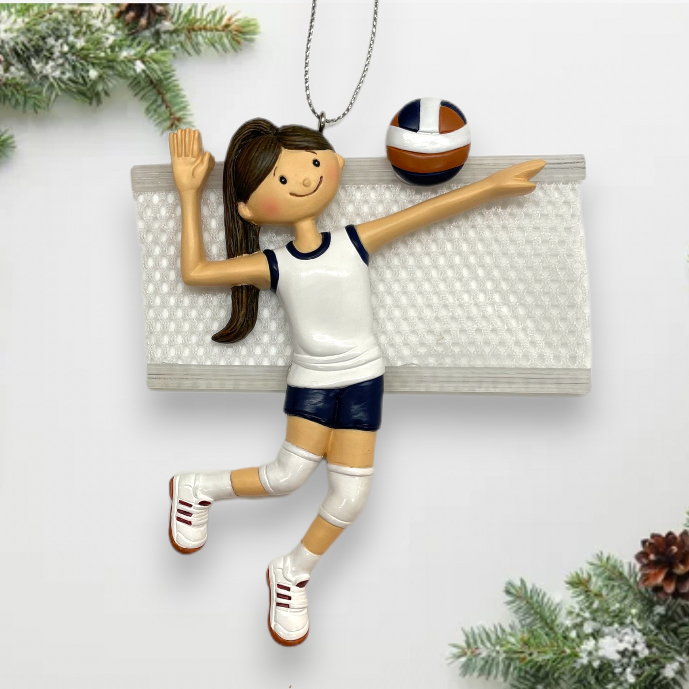 Personalized Volleyball Player Ornament