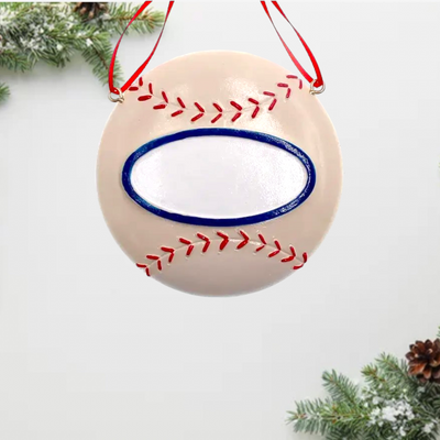 Personalized Baseball Ornament