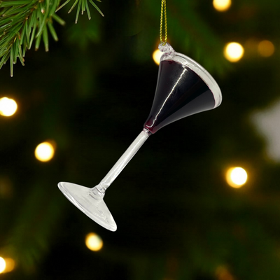 Espresso Martini Glass Christmas Ornament