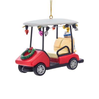 Personalized Golf Cart Christmas Ornament