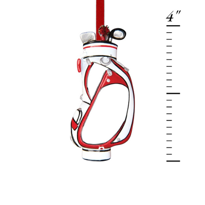 Personalized Golf Bag Christmas Ornament