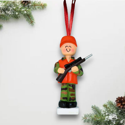 Personalized Hunter Christmas Ornament