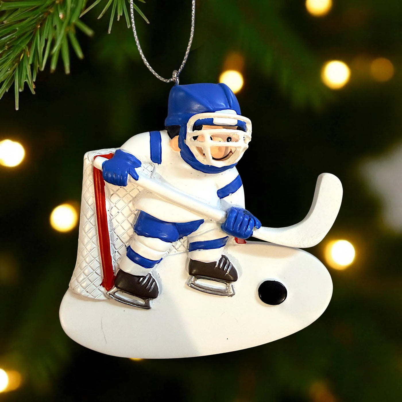 Personalized Hockey Player Ornament