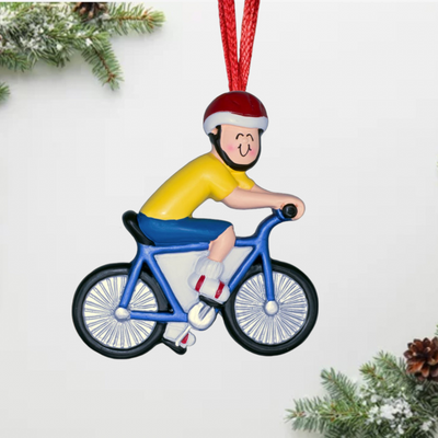 Bike christmas ornament