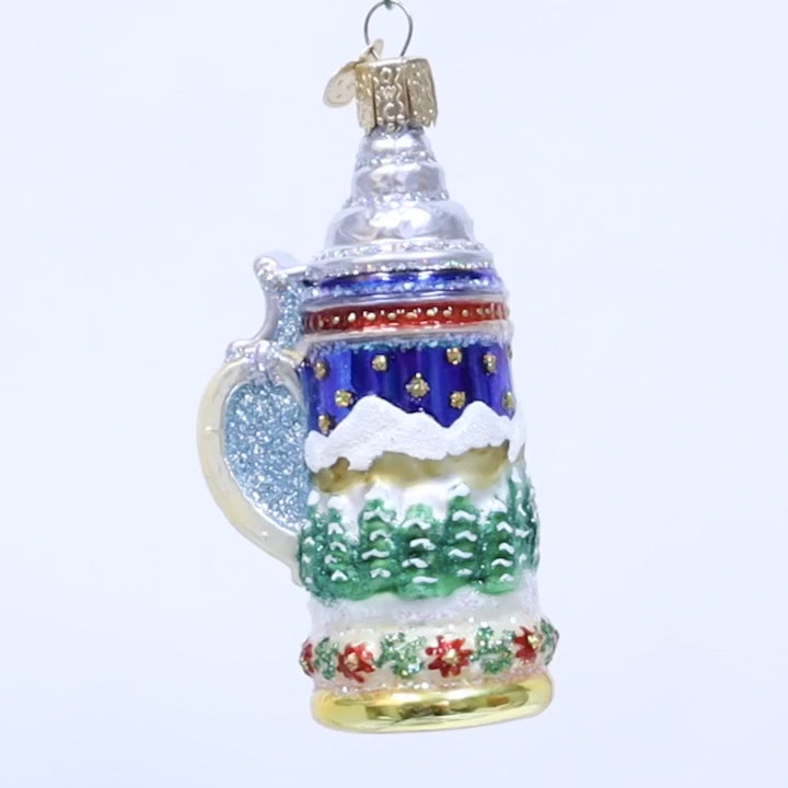 German Stein Christmas Ornament Noel Box