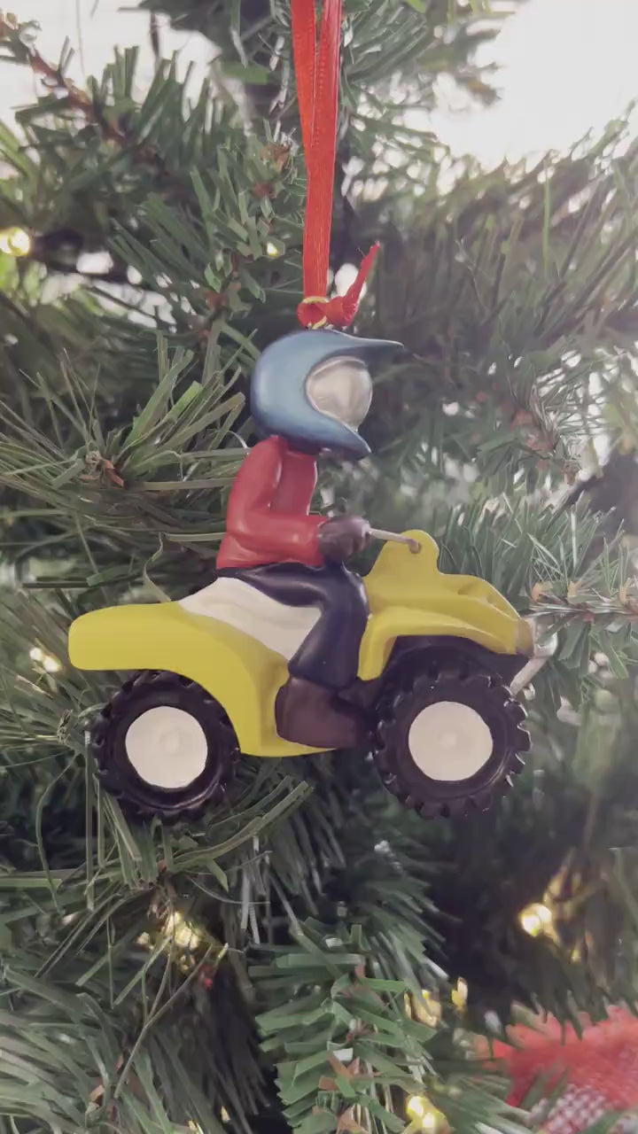 Personalized ATV 4 Wheeler Ornament