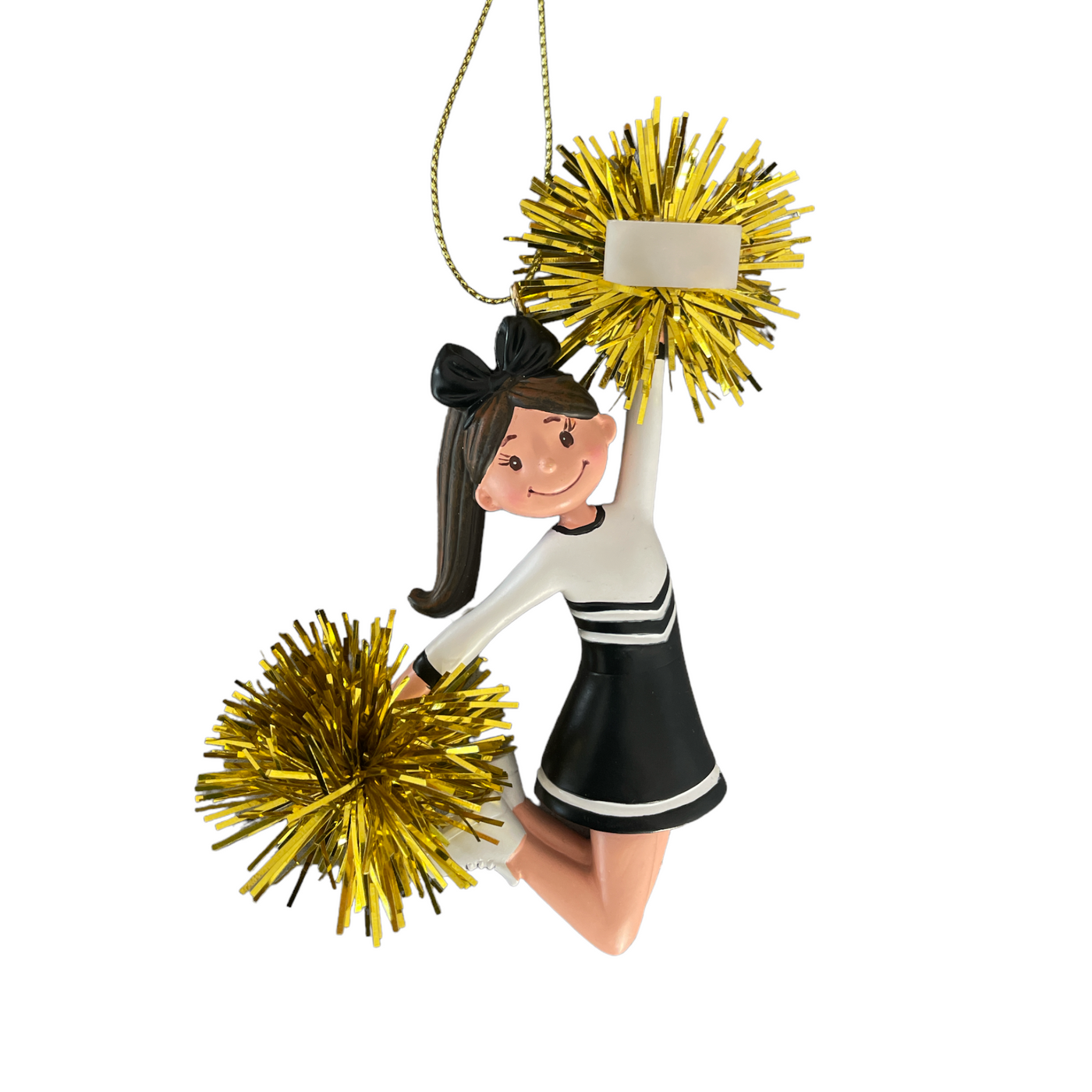 Personalized Cheerleader Ornament - Customize Color