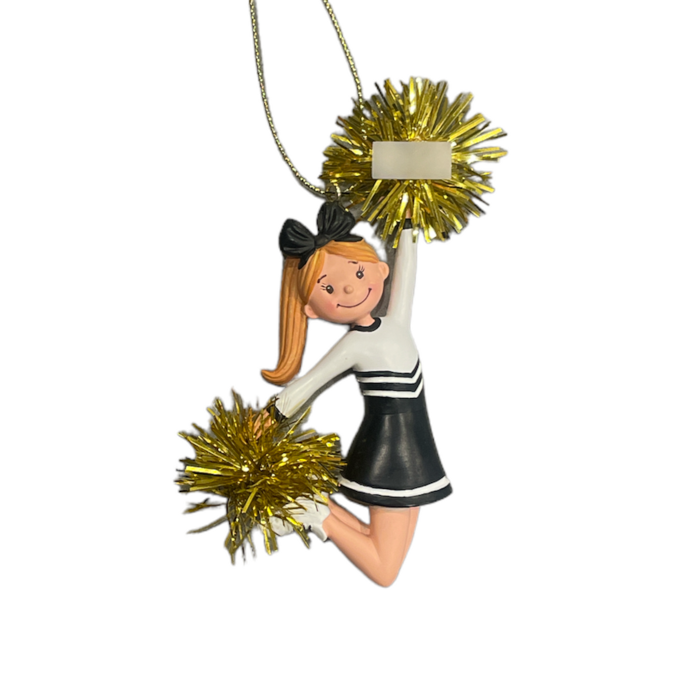 Personalized Cheerleader Ornament - Customize Color