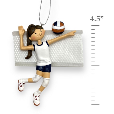 Personalized Volleyball Player Ornament