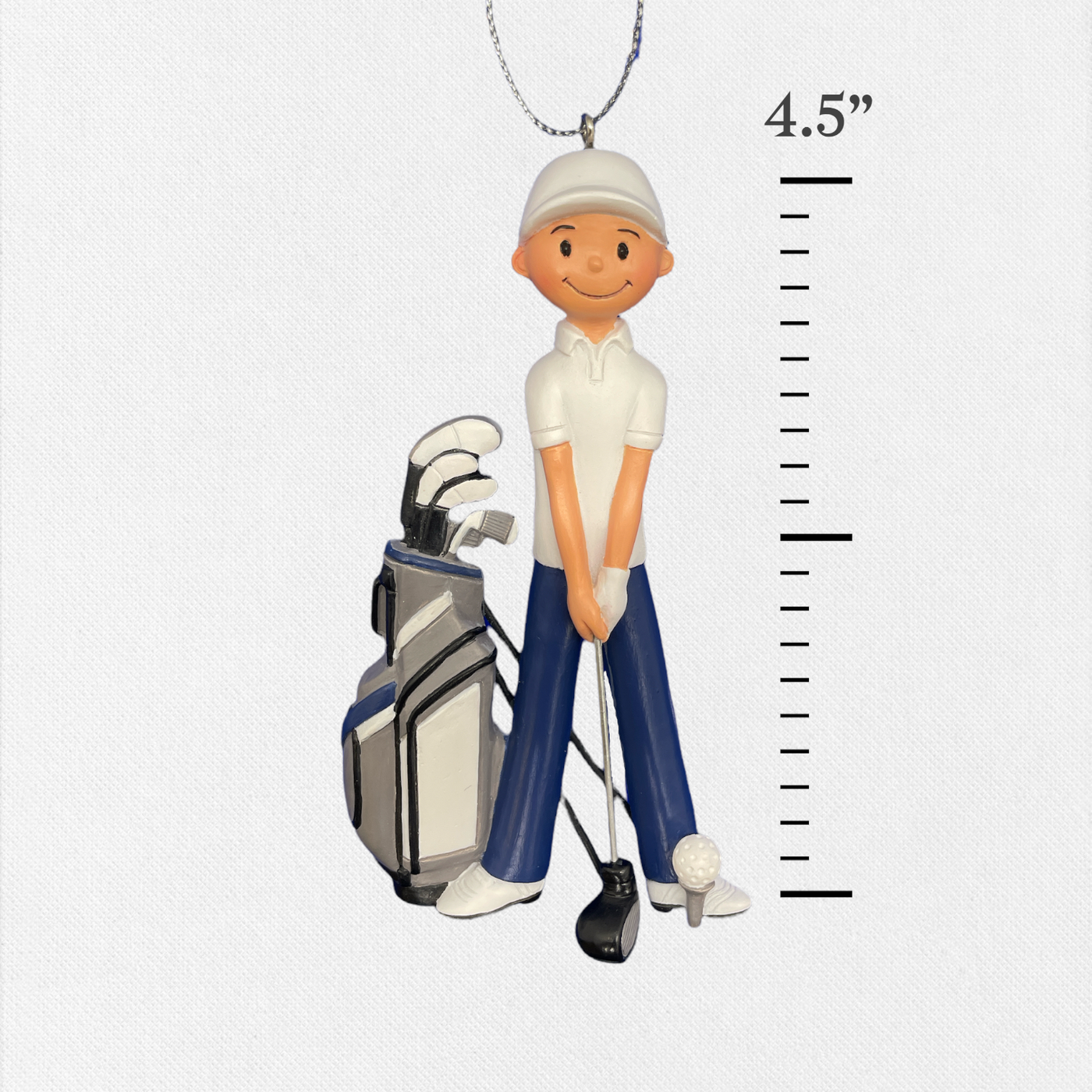 Personalized Golfer Christmas Ornament